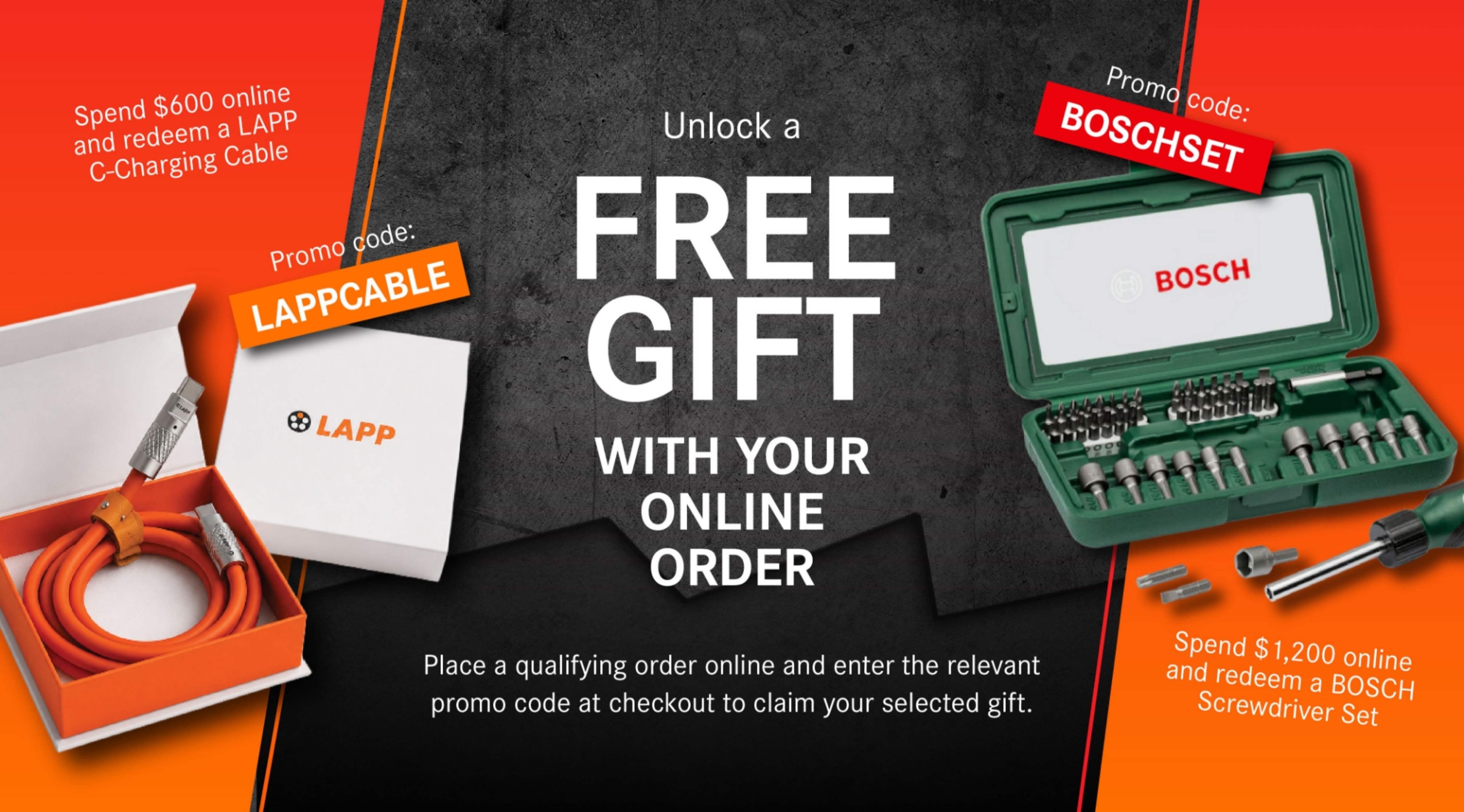 Unlock a FREE gift with your online order